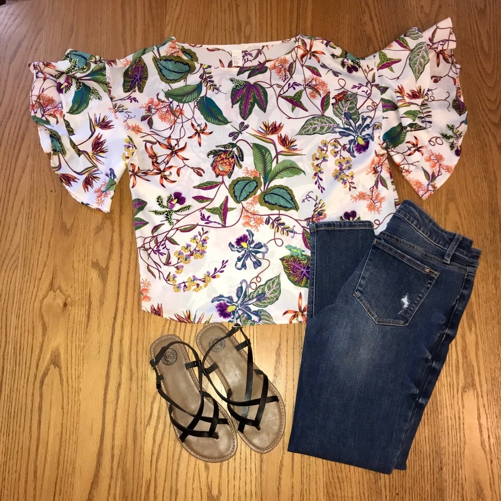 H&M floral top
